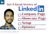 setup and optimize your linkedin company page
