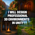 design stunning 3d environments in unity