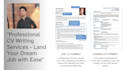offer resume writing services, CV and cover letter