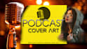 unique podcast cover art