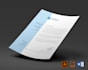 design professional letterhead with editable word template