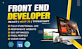 do website development custom website landing page as front end developer