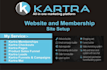 create and design a website in kartra