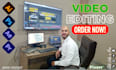 do video editing for youtube, tiktok and instagram reels