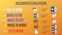 convert PDF to word and image to PDF