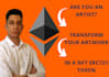 create cryptocurrency as erc721 and nft token on ethereum blockchain