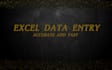 do excel data entry