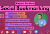 submit social bookmarking in high da,pa sites manually