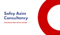 provide data driven business consultancy