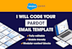 code your pardot email template