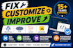 fix website bugs, wordpress, PHP, laravel, and javascript errors