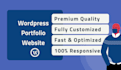 design wordpress portfolio or full website