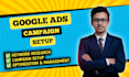 setup and run google ads for book author