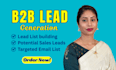 build b2b lead generation email list for potential sales