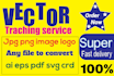 vector tracing, vector, vector trace, ai