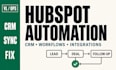 set up hubspot CRM workflows, automations and integrations
