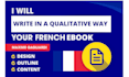 write you a high quality ebook in french