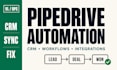 set up pipedrive CRM integration