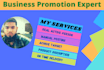 do your business promotion on facebook 4m real person