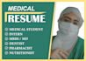 write professional medical, nursing, and healthcare resume