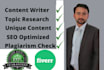 write creative SEO content writing