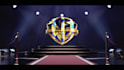 create luxury 3d red carpet logo intro