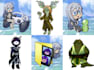 draw anime character illustration, portrait, or pfp as chibi