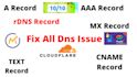 fix dns problem in any website and email sever