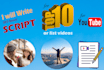write SEO friendly script for top 10 youtube video