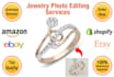 do high end jewelry image retouching and product photo