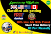 do post your ads classified ad manually posting top USA site