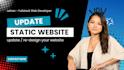 alter and update HTML or wordpress website