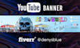 design a youtube banner professionally