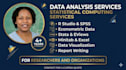perform statistical data analysis using spss, stata, python, eviews, and rstudio