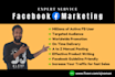 do organic facebook marketing and promotion for you