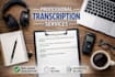 transcribe audio or video for english language