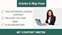 write SEO friendly article and blog post