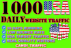 generate usa targeted website traffic visitors for 30 days