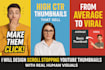 design scroll stopping youtube thumbnails that boost clicks with real hum