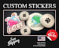 print your custom logo stickers