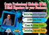 create your professional clickable HTML email signature