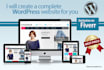 make a complete wordpress website for you