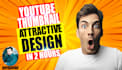 design amazing youtube thumbnail in 2 hours
