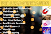 do web research and b2b targeted active lead generation