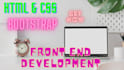do front end web development using HTML, CSS, bootstrap