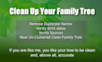 clean your family tree