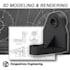 design 3d model cad prt stl dwg pdf render with solidworks