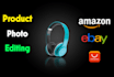 do ecommerce product photo editing, photoshop retouching