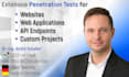 conduct an extensive penetration test of your web site