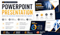 create a modern business presentation in powerpoint or google slides